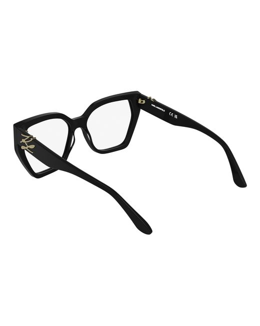 Karl Lagerfeld Black Kl6214 001 Optical Frames Acetate Squared Normal