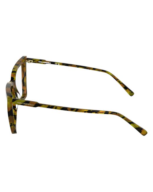 Karl Lagerfeld Black Kl6216 212 Optical Frames Acetate Squared Normal