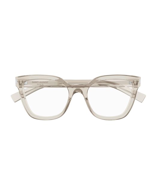 Saint Laurent Black Sl 748 005 Optical Frames Acetate Transparent Cat Eye