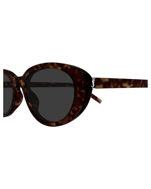 Saint Laurent Black Sl M154 002 Sunglasses Acetate Round