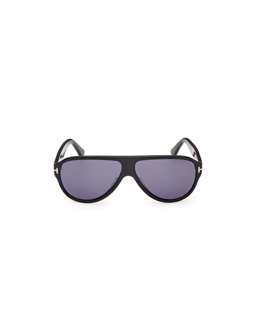 Tom Ford Black Ft1336 Samuele-02 01V Sunglasses Acetate Pilot Normal for men