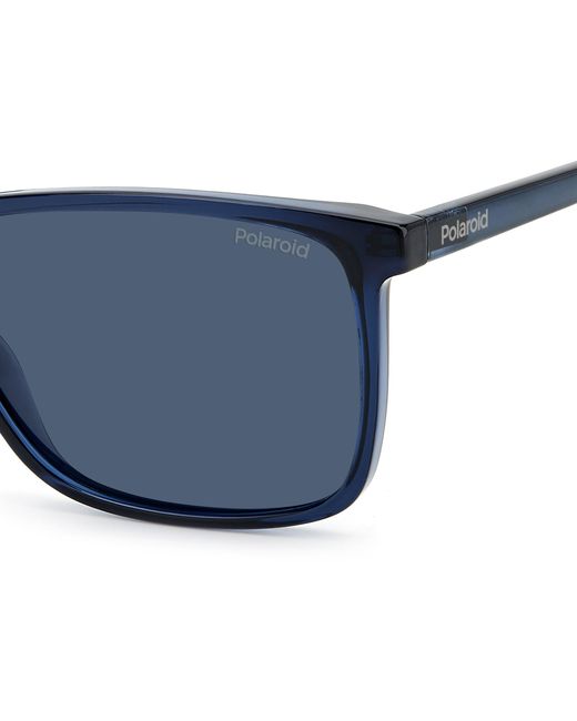 Polaroid Black Pld 4137/S Pjp/C3 Sunglasses Plastic Squared Polarized for men