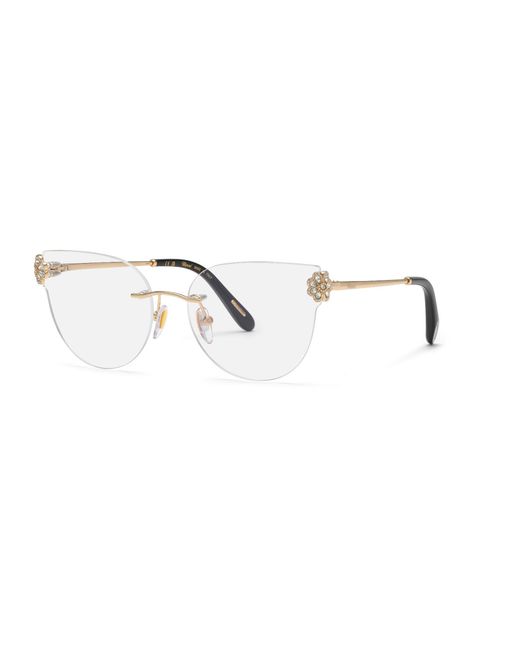 Chopard Black Vchl61S 300K Optical Frames Metal Butterfly