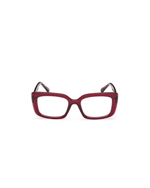 MAX&Co. Black Mo5206 069 Optical Frames Injected Squared Normal