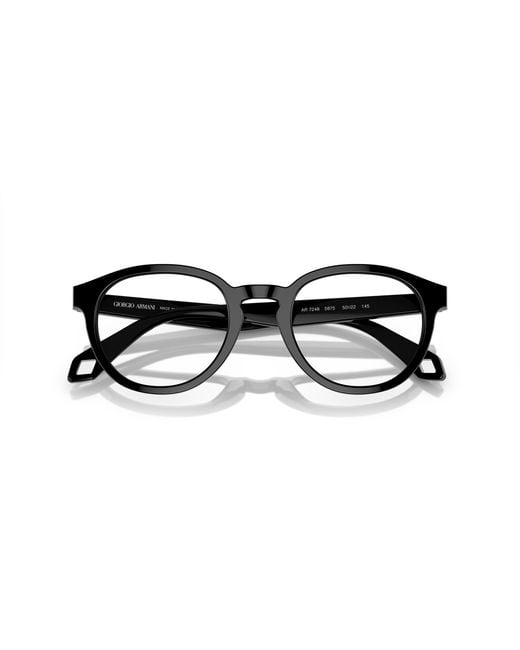 Giorgio Armani Black Ar7248 5875 Optical Frames Acetate Pantos Normal for men