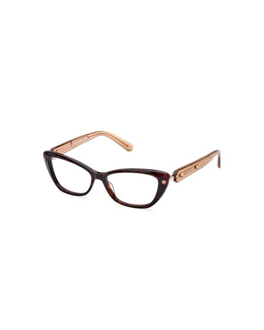 Swarovski Black Sk5478 052 Optical Frames Outlet Acetate Cat Eye Normal