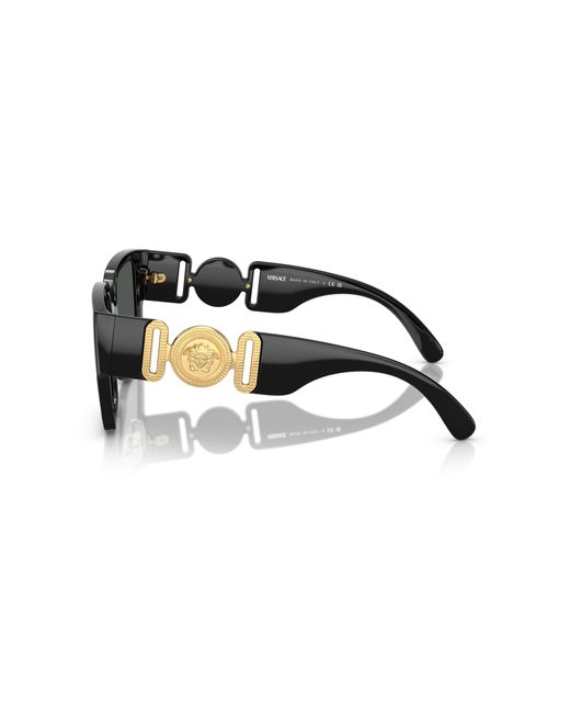 Versace Black Ve4483D Gb1/87 Sunglasses Injected Squared Normal for men