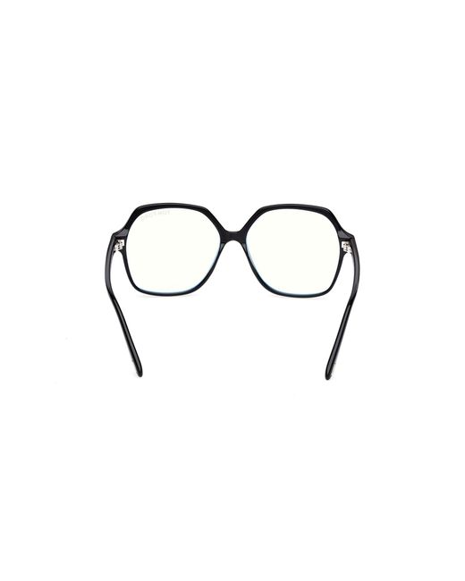 Tom Ford Black Ft6062-B 001 Optical Frames Acetate Geometric Normal