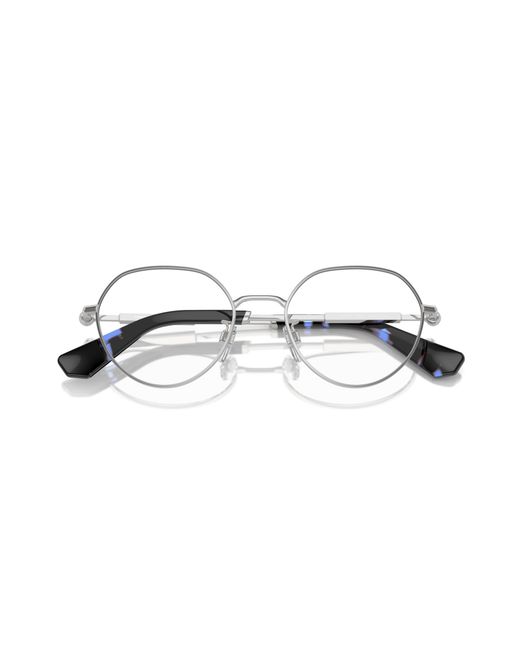Burberry Black Be1388D 1005 Optical Frames Metal Transparent Round Normal for men