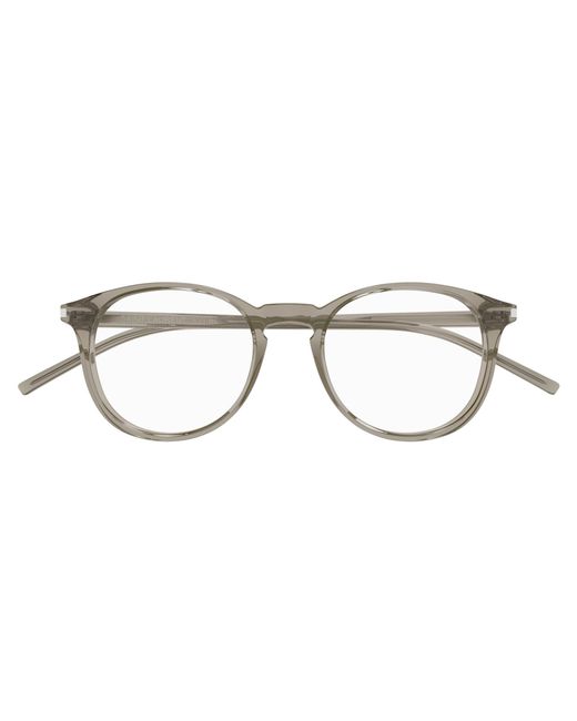 Saint Laurent Black Sl 106 025 Optical Frames Acetate Transparent Round