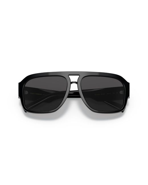 Dolce & Gabbana Black Dg4403 501/87 Sunglasses Acetate Pilot Normal for men