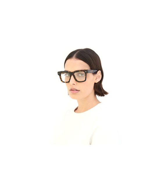 Retrosuperfuture Black A0M Numero 116 Optical Frames Acetate Squared