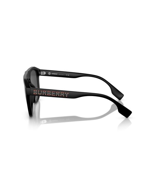 Burberry Black Be4396U Wren 346487 Sunglasses Injected Squared Normal for men