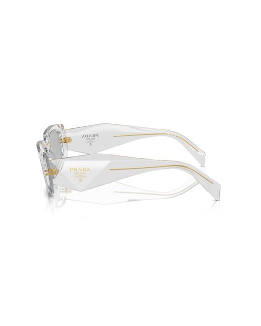 Prada Black Pr 17Ws 12R30B Sunglasses Acetate Squared Normal