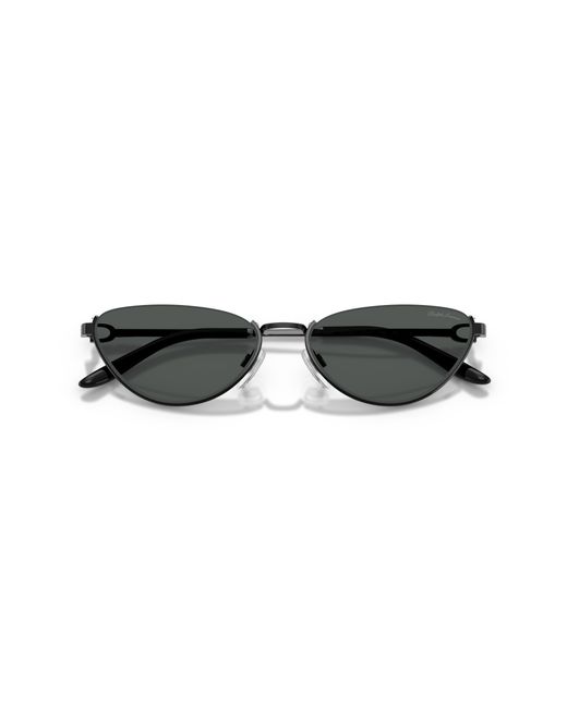 Ralph Lauren Black Rl7095 922387 Sunglasses Metal Cat Eye Normal