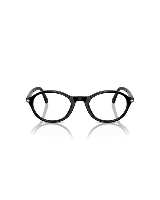 Persol Black Po3351V 95 Optical Frames Acetate Transparent Round Normal