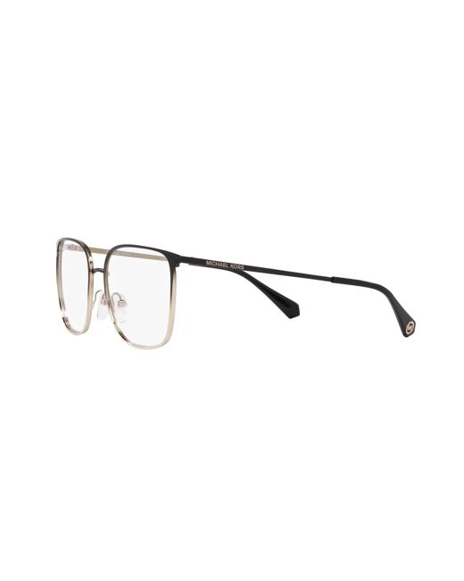Michael Kors Black Mk3068 Portland 1001 Optical Frames Metal Transparent Squared Normal