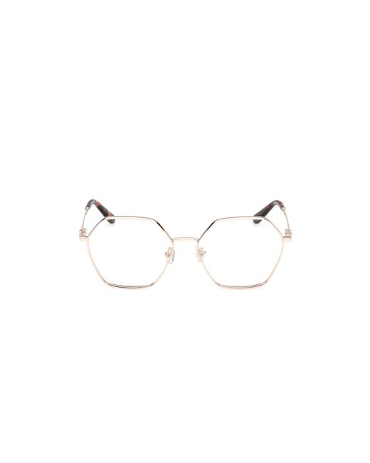 Guess Black Gu50184 032 Optical Frames Metal Geometric Normal
