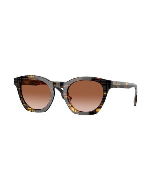 Burberry Black Be4367 Yvette 398113 Sunglasses Plastic Geometric Normal Nuanced