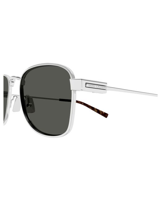 Saint Laurent Black Sl 741 002 Sunglasses Metal Squared for men
