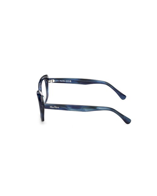Max Mara Black Mm5211 092 Optical Frames Acetate Round Normal