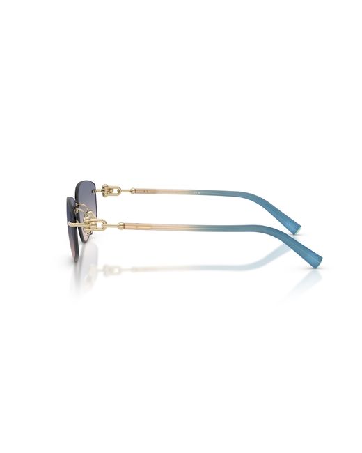 Tiffany & Co Black Tf3114 619116 Sunglasses Metal Geometric Normal Nuanced