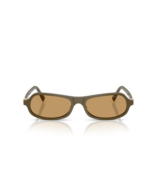 Miu Miu Black Mu B10Su 25L10Y Sunglasses Acetate Geometric Normal