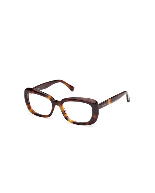 Max Mara Black Mm5211 052 Optical Frames Acetate Round Normal