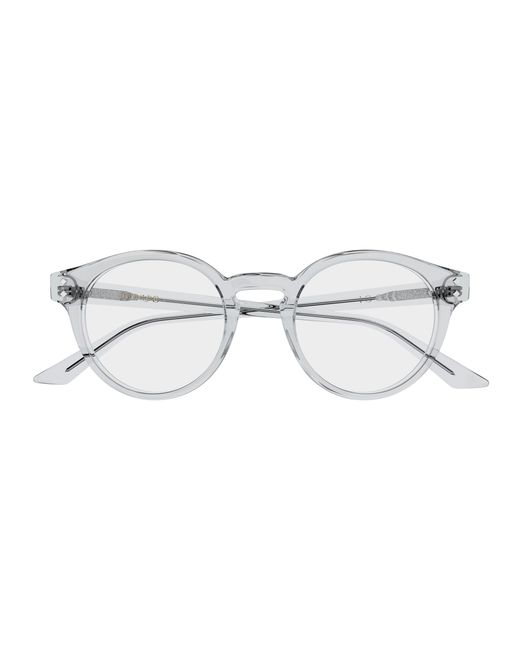 Gucci Black Gg2133O 003 Optical Frames Acetate Transparent Round for men