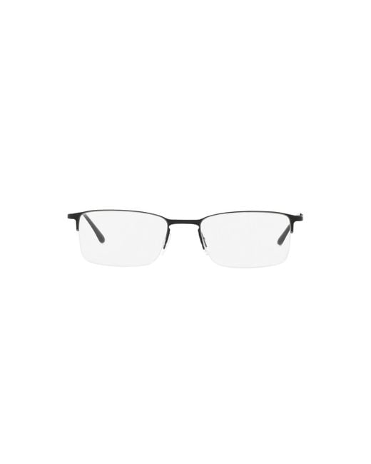 Giorgio Armani Black Ar5010 3001 Optical Frames Steel Squared Normal for men