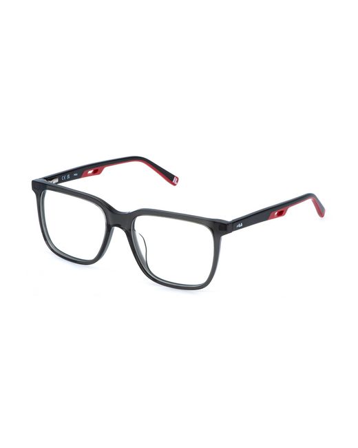 Fila Black Vfia92 0P29 Optical Frames Acetate Squared for men