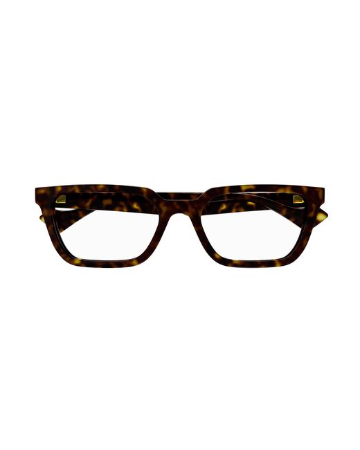 Gucci Black Gg1539O 002 Optical Frames Injected Transparent Squared for men