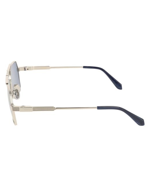 Ferragamo Black Sf332S 042 Sunglasses Titanium Squared Normal for men