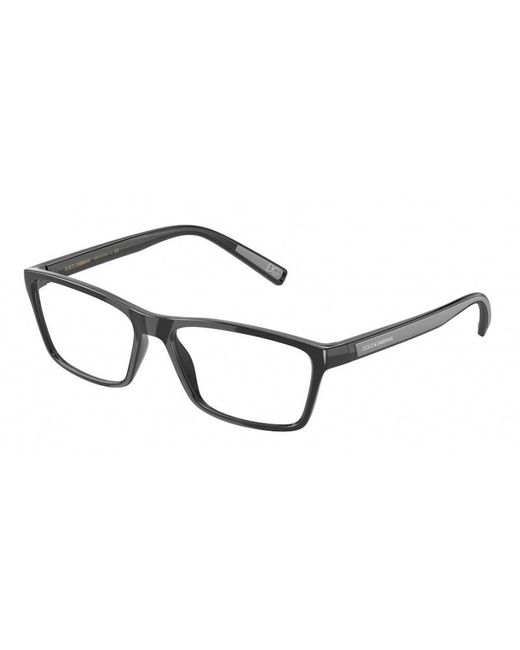Dolce & Gabbana Black Dg5072 501 Optical Frames Plastic Squared for men
