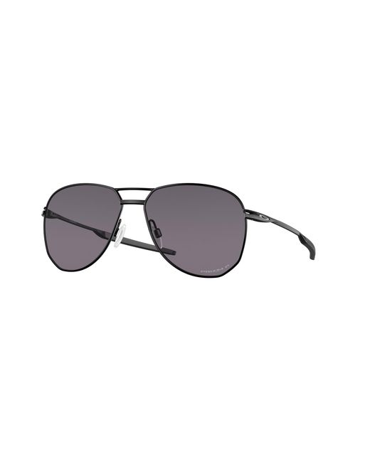 Oakley Black Oo6050 Contrail Ti 605001 Sunglasses Titanium Round Polarized Prizm for men