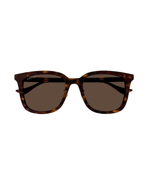 Gucci Black Gg1498Sk 002 Sunglasses Acetate Squared for men