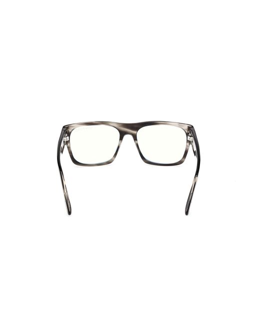 Tom Ford Black Ft6035-B 056 Optical Frames Acetate Squared Normal for men