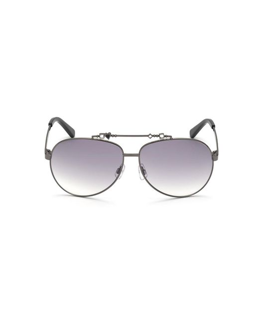 DSquared² Black Dq0356 08B Outlet Sunglasses Metal Pilot Normal Shaded