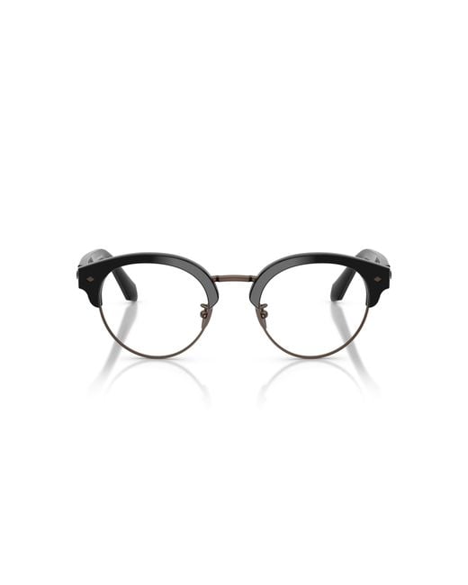 Giorgio Armani Black Ar7283 5875 Optical Frames Acetate Pantos Normal for men