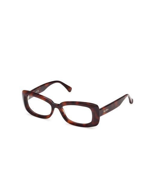 Max Mara Black Mm5233 052 Optical Frames Acetate Squared Normal