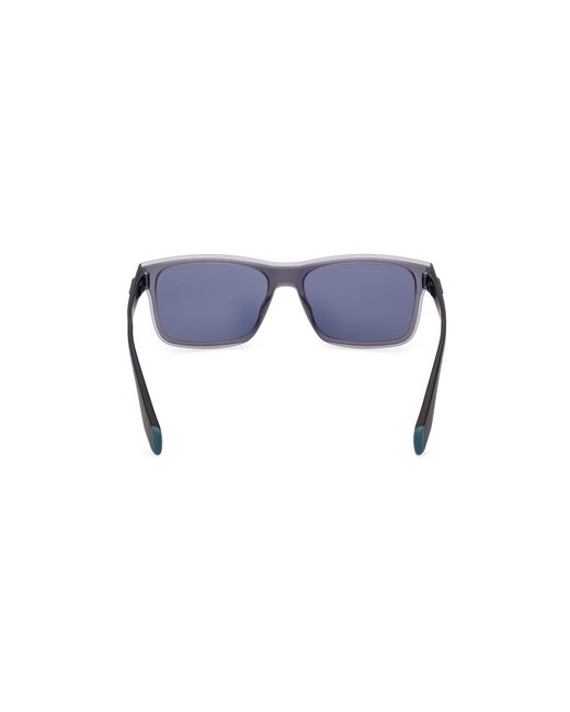 Adidas Black Or0067 20Q Sunglasses Injected Squared Normal Mirror for men