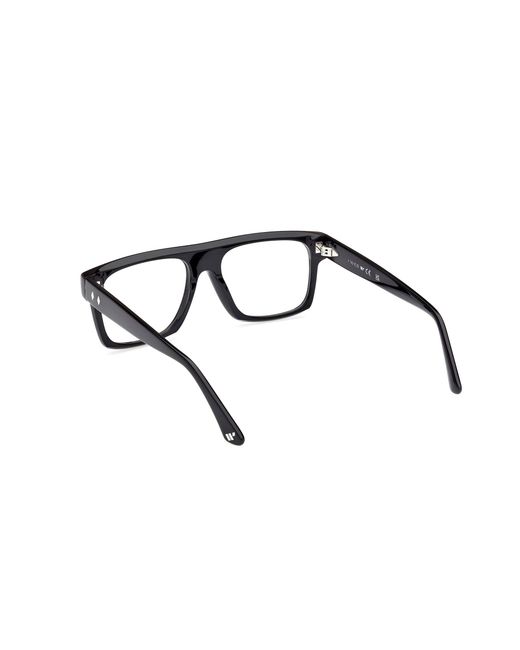 Web Black We5426 001 Optical Frames Acetate Squared Normal for men