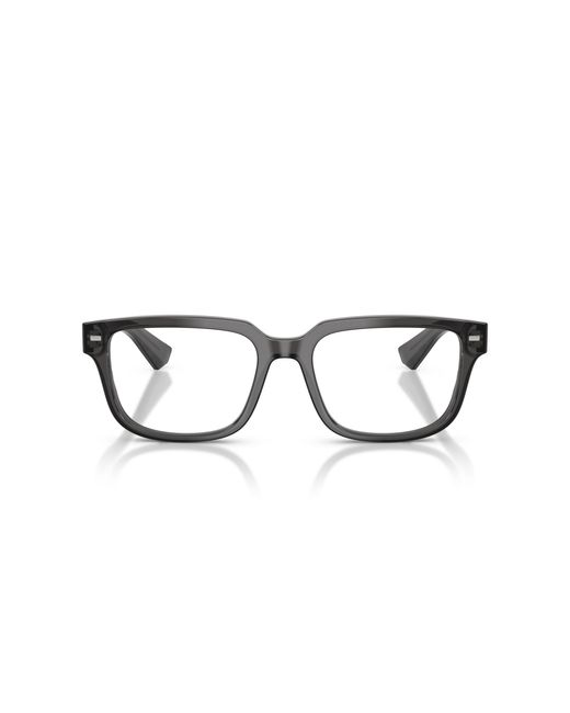 Dolce & Gabbana Black Dg3380 3160 Optical Frames Acetate Transparent Squared Normal for men