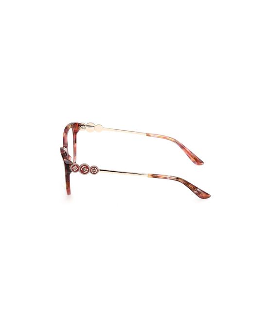 Guess Black Gu50230 068 Optical Frames Acetate Cat Eye Normal