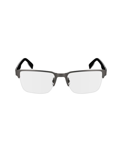 Lacoste Black L2305 038 Optical Frames Metal Squared Normal for men