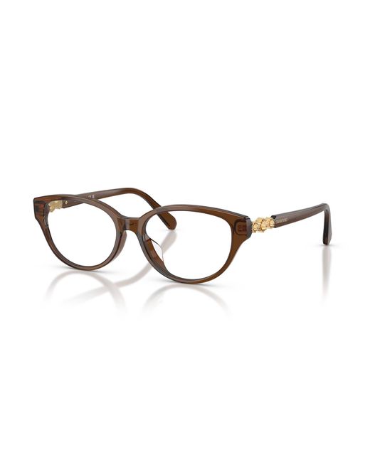 Swarovski Black Sk2058D 1084 Optical Frames Acetate Pantos Normal