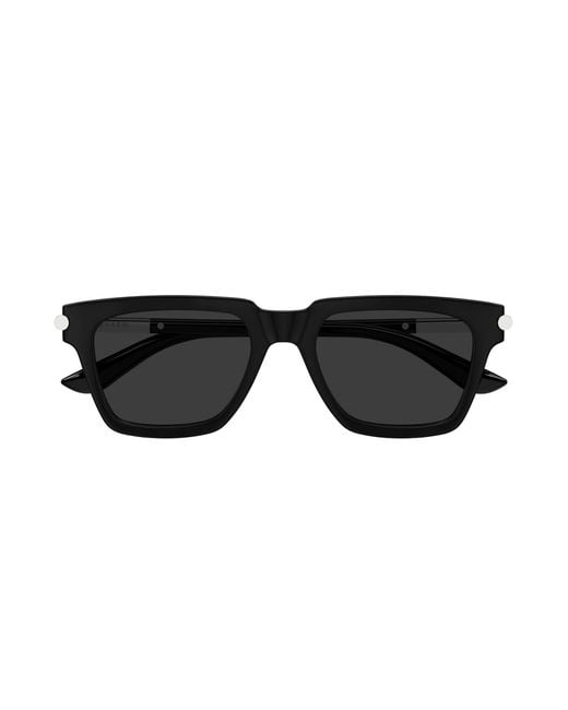 McQueen Black Am0519S 001 Sunglasses Acetate Squared for men
