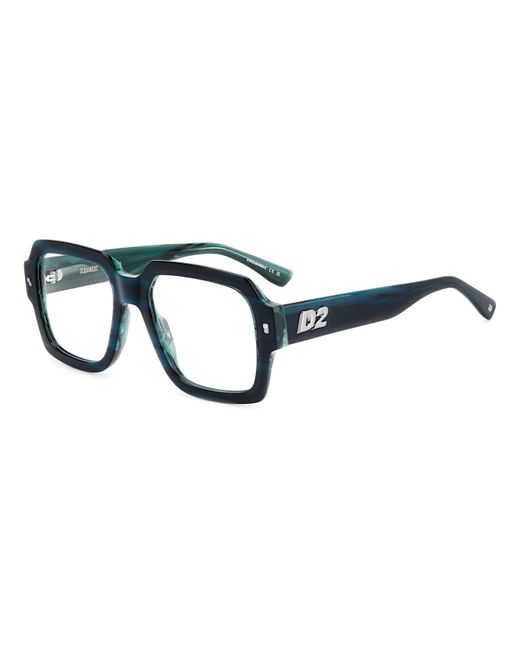 DSquared² Black D2 0148 Zi9 Optical Frames Acetate Squared Normal for men