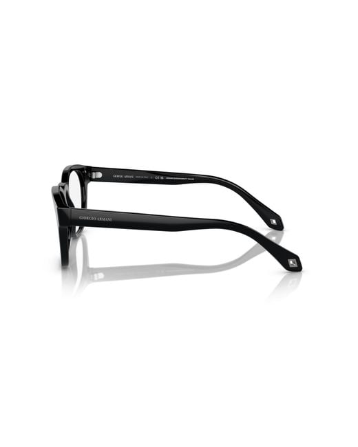 Giorgio Armani Black Ar7242 5875 Optical Frames Acetate Transparent Squared Normal for men