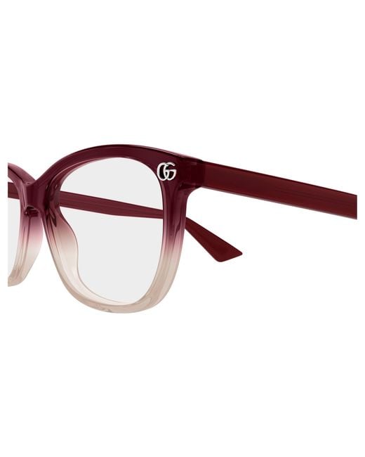 Gucci Black Gg2113O 010 Optical Frames Acetate Transparent Squared